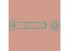 TOOLCRAFT 1067359 Cilinderschroeven M6 40 mm Binnenzeskant (inbus) DIN 6912 RVS A2 100 stuks