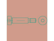 TOOLCRAFT 1067813 Pas schroeven M12 40 mm Binnenzeskant (inbus) ISO 7379 RVS A2 25 stuks