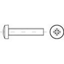 TOOLCRAFT 1068654 Lenskopschroeven M5 40 mm Kruiskop Pozidriv DIN 7985 RVS A2 500 stuks