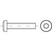 TOOLCRAFT 1068681 Lenskopschroeven M1.6 6 Mm Torx DIN 7985 RVS A2 1000 stuks