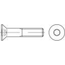 TOOLCRAFT 1069145 Verzonken schroeven M12 140 mm Binnenzeskant (inbus) ISO 10642 RVS A2 25 stuks