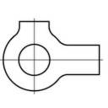 TOOLCRAFT 107453 Onderlegringen met 2 doeken Binnendiameter: 28 mm DIN 463 Staal 50 stuks
