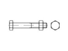 TOOLCRAFT 109929 Zeskantbouten M6 65 mm Buitenzeskant (inbus) DIN 601 Staal Galvanisch verzinkt 200 stuks