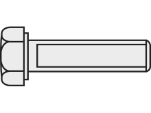 TOOLCRAFT 131390 Zeskantbouten M4 10 mm Buitenzeskant (inbus) DIN 933 Staal Galvanisch verzinkt, Geel gechromateerd 500 stuks