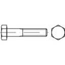 TOOLCRAFT 133468 Zeskantbout M10 80 mm Buitenzeskant DIN 960 Staal 100 stuk(s)