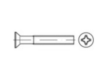 Toolcraft 134573 Verzonken Schroeven M10 40 Mm Kruiskop Phillips Din 965 Staal Galvanisch Verzinkt 100 Stuks
