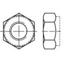 TOOLCRAFT 135075 Borgmoeren M18 DIN 980 Staal Galvanisch verzinkt 50 stuks