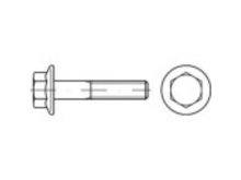 Toolcraft 139691 Zeskantbouten Met Flens M8 25 Mm Buitenzeskant (inbus) Din 6921 Staal 200 Stuks