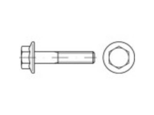 Toolcraft 139728 Zeskantbouten Met Flens M6 12 Mm Buitenzeskant (inbus) Din 6921 Staal Galvanisch Verzinkt 500 Stuks