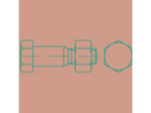 TOOLCRAFT 144108 Zeskant passchroeven M16 55 mm Buitenzeskant (inbus) DIN 7968 Staal 50 stuks