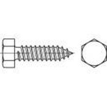 TOOLCRAFT 144609 Zeskant plaatschroeven 8 mm 80 mm Buitenzeskant (inbus) DIN 7976 Staal Galvanisch verzinkt 200 stuks