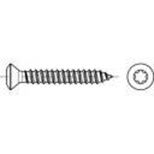 TOOLCRAFT 145405 Ingelaste plaatschroeven 3.5 Mm 19 mm Kruiskop Phillips DIN 7983 Staal Galvanisch verzinkt 100 stuks