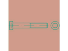TOOLCRAFT 145803 Cilinderschroeven M16 110 mm Binnenzeskant (inbus) DIN 7984 Staal Galvanisch verzinkt 25 stuk(s)
