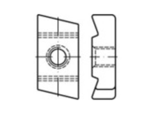 TOOLCRAFT 161573 Schroefplaten voor kopbouten M12 Staal Galvanisch verzinkt 50 stuks