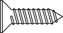 TOOLCRAFT 194663 HC2,9*6,5 D7982:A2K Verzonken plaatschroeven 2.9 Mm 6.5 Mm Kruiskop Phillips DIN 7982 Staal Verzinkt 100 stuk(s)