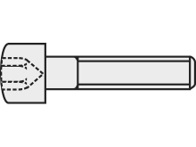 TOOLCRAFT 839662 Cilinderschroeven M2.5 6 Mm Binnenzeskant (inbus) DIN 912 ISO 4762 Staal 8.8 Gezwart 1 stuks