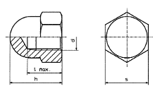 TOOLCRAFT M6 D1587 POLY 194793 Zeskant dopmoeren M6 Kunststof 10 stuk(s)