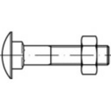 Toolcraft Slotbout M16 280 Mm Buitenzeskant (inbus) Din 603 Staal Galvanisch Verzinkt 25 Stuks