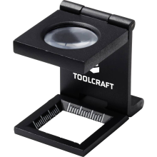 TOOLCRAFT TO 10182522 Dradenteller Vergrotingsfactor: 10 x Lensgrootte: (Ø) 19 mm