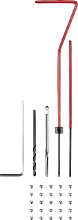 TOOLCRAFT TO 5017521 Schroefdraadrolset 30 delig M2