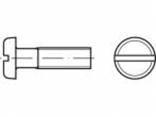 TOOLCRAFT TO 5360706 Platkopschroeven M2,5 30 mm Sleuf ISO 1580 RVS A4 1000 stuks