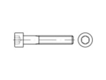 TOOLCRAFT TO 5373789 Cilinderschroeven M6 50 mm Binnenzeskant (inbus) ISO 4762 RVS A4 100 stuks