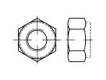 TOOLCRAFT TO 5374701 Zeskantmoeren M5 ISO 7040 RVS A4 100 stuk(s)