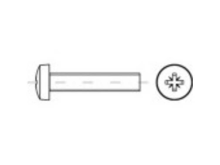Toolcraft To 5375073 Lenskopschroeven M6 10 Mm Kruiskop Phillips Iso 7045 Rvs A2 200 Stuks