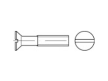 TOOLCRAFT TO 5384388 Zeskantbouten M8 10 mm Sleuf DIN 963 Staal Galvanisch verzinkt 100 stuks