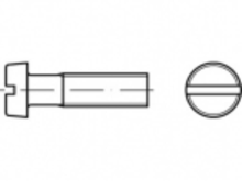 TOOLCRAFT TO 5385333 Cilinderschroeven M2,5 3 mm Sleuf ISO 1207 Staal Galvanisch verzinkt 200 stuks