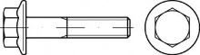 TOOLCRAFT TO 5391729 Zeskantbouten M12 50 mm Buitenzeskant (inbus) Staal Galvanisch verzinkt 100 stuks