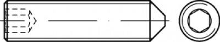 TOOLCRAFT TO 5414268 Draadpen M8 8 mm Staal Galvanisch verzinkt 200 stuk(s)
