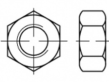 TOOLCRAFT TO 5416818 Zeskantmoeren M20 ISO 4032 50 stuk(s)