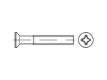 TOOLCRAFT TO 5431818 Verzonken schroeven M2,5 6 mm Kruiskop Pozidriv ISO 7046 Staal Galvanisch verzinkt 2000 stuks