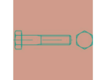 TOOLCRAFT TO 5439813 Zeskantbouten M14 65 mm Buitenzeskant (inbus) ISO 8765 Staal Galvanisch verzinkt 50 stuks