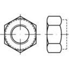 TOOLCRAFT TO 5440293 Zeskantmoeren M12 ISO 10513 Staal Galvanisch verzinkt 100 stuk(s)