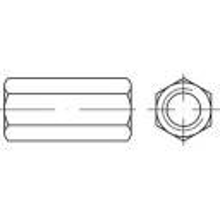TOOLCRAFT TO 5444181 Zeskantmoeren M10 88087 Staal Galvanisch verzinkt 100 stuk(s)