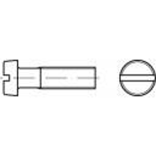 TOOLCRAFT TO 5445414 Cilinderkopschroeven M4 20 mm Sleuf DIN 84 Messing Galvanisch vernikkeld 200 stuk(s)