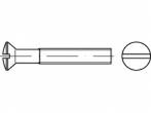 TOOLCRAFT TO 5452845 Bolverzonken schroeven M4 16 mm Sleuf Messing Galvanisch vernikkeld 200 stuk(s)