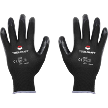 TOOLCRAFT TO 5621538 Polyester, Nitril Werkhandschoen Maat (handschoen): 11 Cat II 1 paar