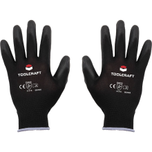 TOOLCRAFT TO 5621553 Werkhandschoen Polyester, Polyurethaan Maat (handschoen): 11 EN 388 Cat II 1 paar