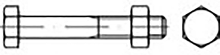 TOOLCRAFT TO 6855690 Zeskantbout M5 20 mm Buitenzeskant DIN 601 Staal Verzinkt 500 stuk(s)