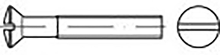 TOOLCRAFT TO 6863052 Bolverzonken schroeven M8 25 mm Sleuf DIN 964 RVS V4A A4 50 stuk(s)