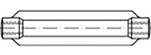 TOOLCRAFT TO 6866070 Spanmoer M16 Staal Thermisch verzinkt DIN 1480 1 stuk(s)