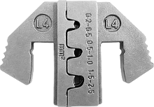 TOOLCRAFT TO 9627228 Krimpinzetstuk JPT plat contact, JPT 2.8K contact (SWS) 0.2 Tot 2.5 Mm²