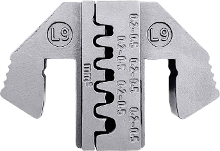 TOOLCRAFT TO 9627240 Krimpinzetstuk Fastin Faston 2.8 , ST, JPT 2.8K contact, JT 2.8 , Positieve vergrendeling 6.3 Contact, MCP contact (SWS) 0.2 Tot 0.5 Mm²