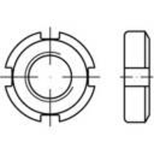 TOOLCRAFT TO 9979476 Kruisgleufmoeren M48 DIN 70852 Staal 10 stuk(s)