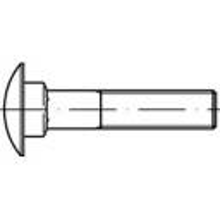 TOOLCRAFT TO 9985875 Platbolschroef M12 60 mm Vierkant DIN 603 RVS A4 50 stuk(s)