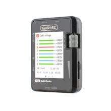ToolkitRC MC8 Mini Cell checker 32 Bit Batterij Multi Checker PWM Uitgang PPM SBUS Uitlezing Met USB C Snel Opladen