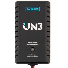 ToolkitRC UN3 25W 2.0A Type C Input High Speed Balanced Charging USB C 4 8S NiMH lader voor RTR voertuigen